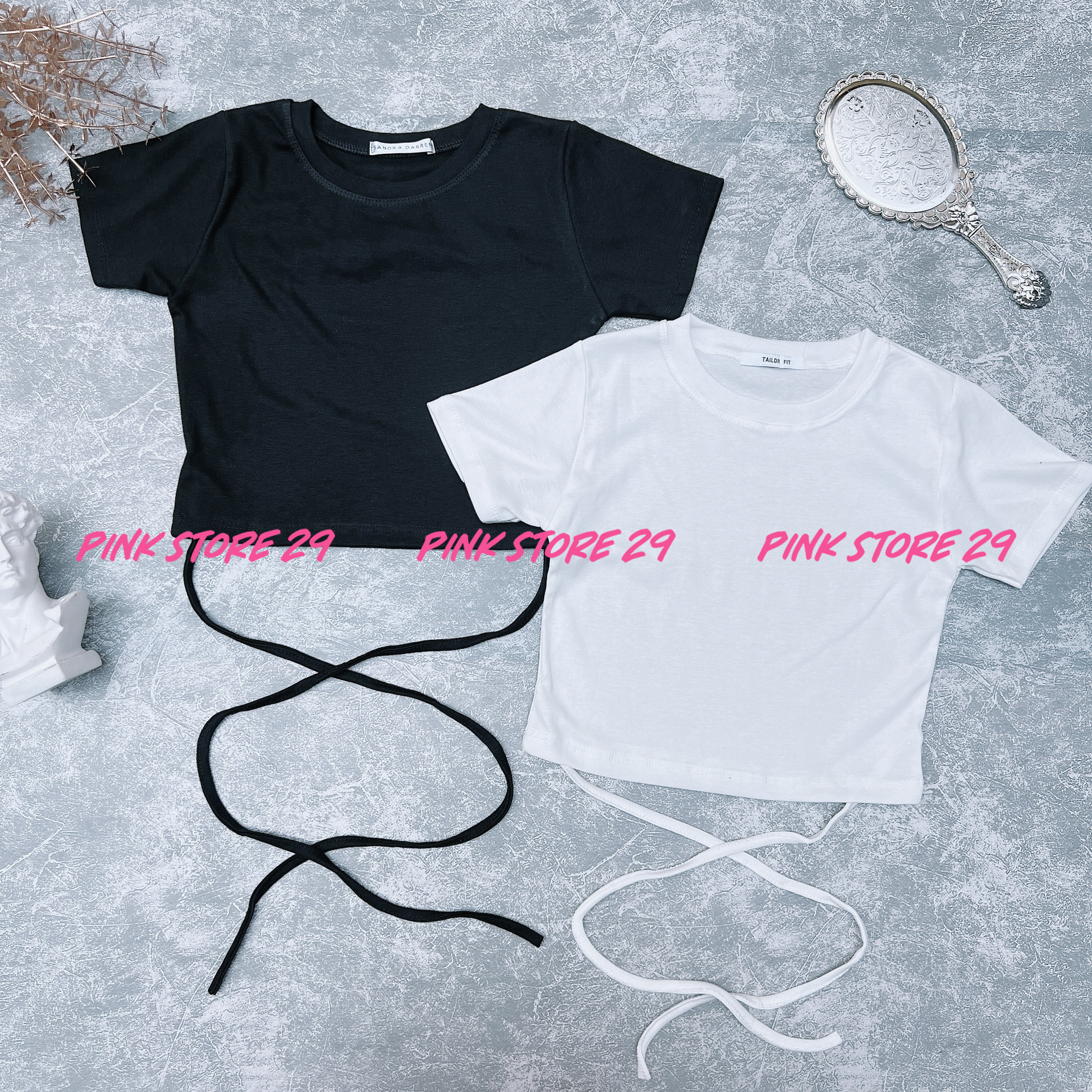 Áo croptop đan dây eo NT A5005