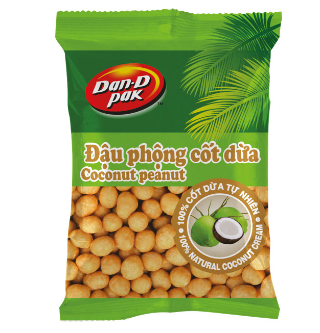 Đậu phộng nước cốt dừa đậu phộng da cá Dan D Pak - coconut peanut