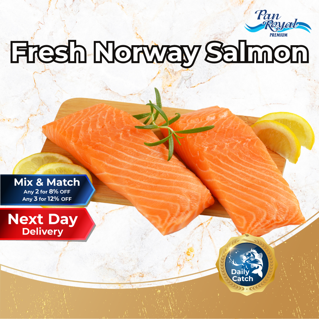 [PAN ROYAL] Fresh Norway Salmon Fillet (300g +/-) | Lazada Singapore