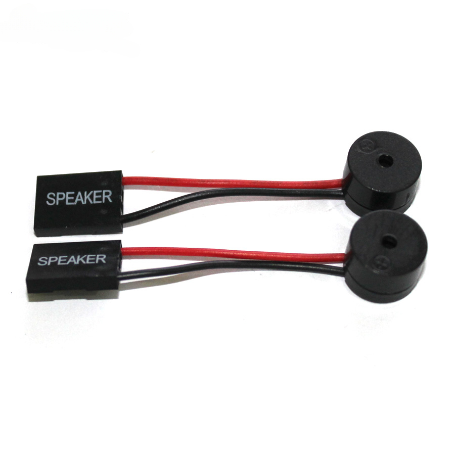 10-20PCS Mini Plug Speaker kit, Internal BIOS Computer Motherboard Mini Onboard Case Buzzer Board Beep Alarm for PC, Electronics, and DIY Projects