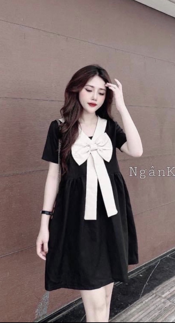 VÁY BẦU XINH DÁNG XUÔNG A THỜI TRANG-ĐẦM BẦU THỜI TRANG