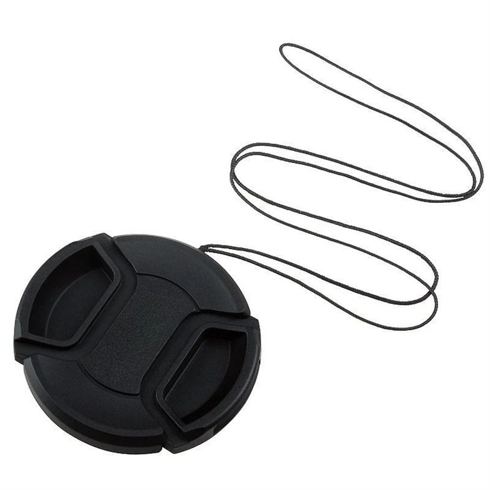 Anguss front lens cap camera lens cap anti-lose cord snap-on lens cap cover camera accessories camera lens cover 37mm 49mm 52mm