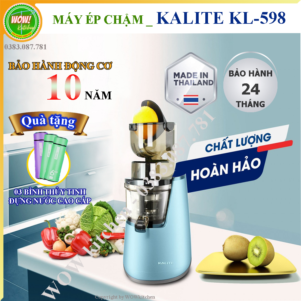 [KALITE KL-598] Máy ép chậm Kalite KL 598