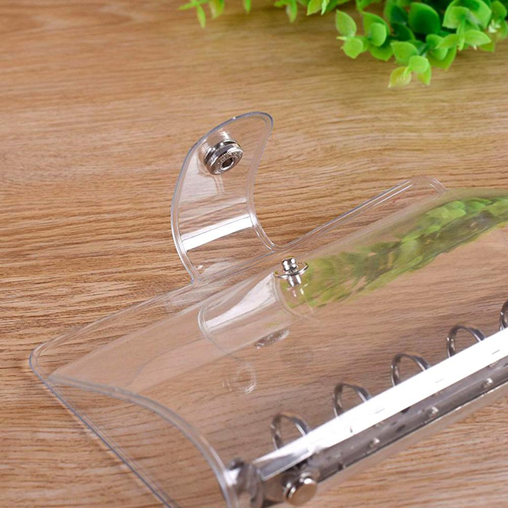 GOLDMINES A4/A5/A6/A7 Office Supplies Plastic Transparent Folder Binder Notebook Planner Loose Leaf Ring