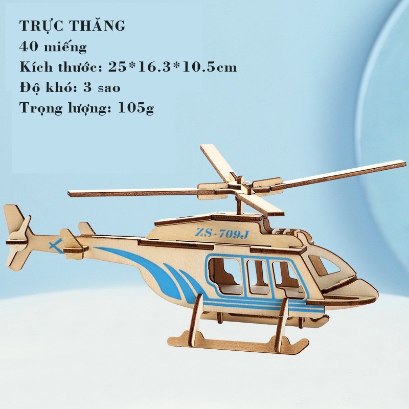 Đồ chơi lắp ráp 3D bằng GỖ