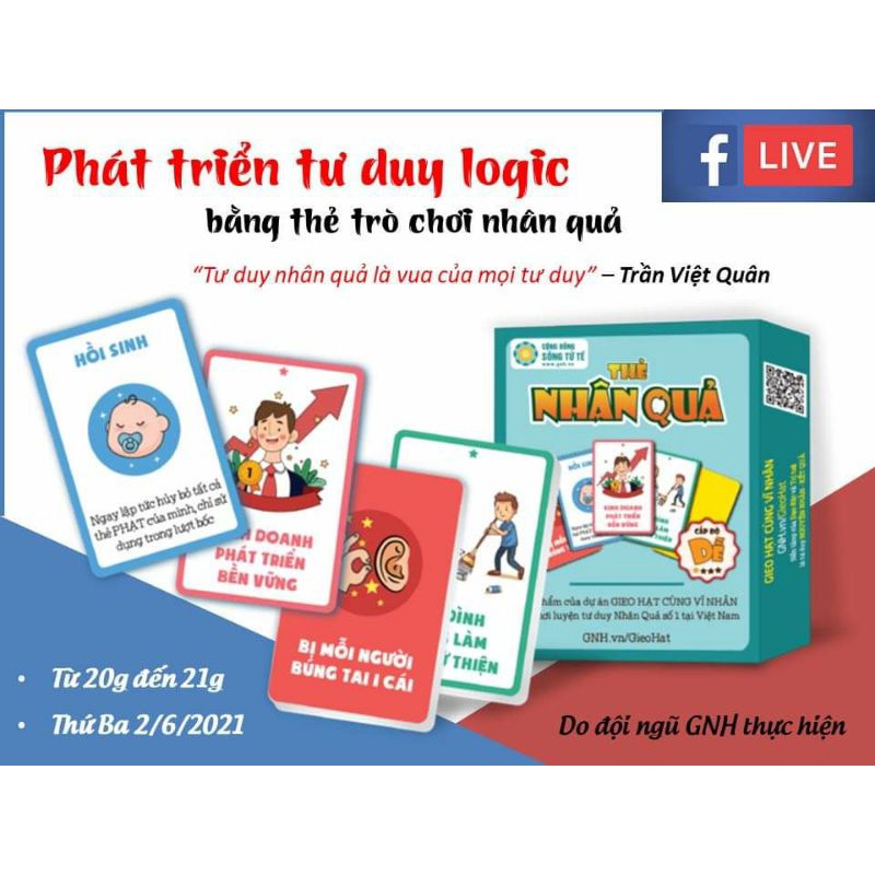 Combo Thẻ Nhân Quả Dễ + Trung Bình
