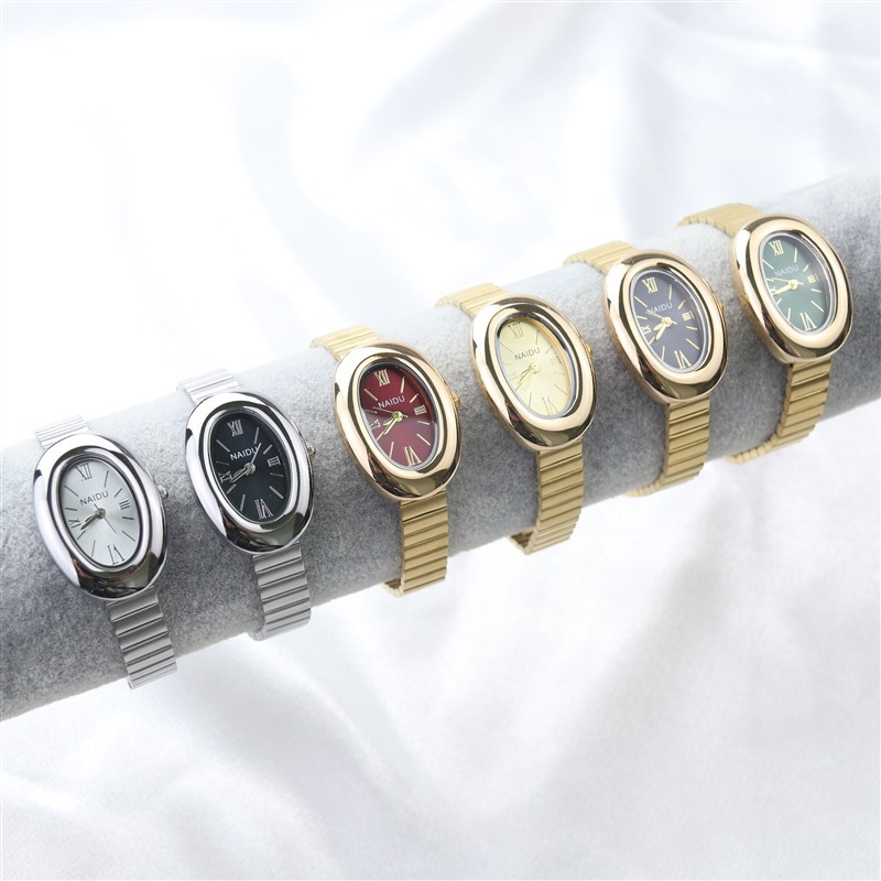 【Surprise Price】New Luxurious and Elegant Women's Watch -石英表,简约椭圆形设计,适合追求时尚的学生和女性.