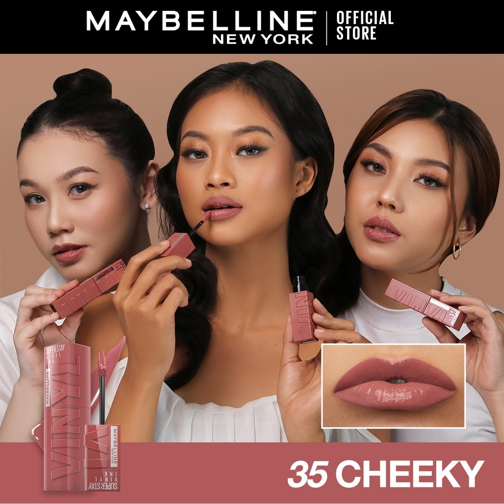 Maybelline Superstay Vinyl Ink Lip Tint Liquid Lipstick Lipcream Stay ...