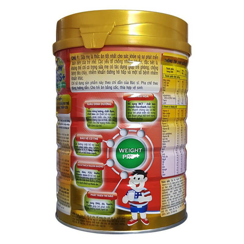 (date tháng 04/2026)Sữa Bột NutiFood Grow Plus+ Đỏ - Hộp 900gr