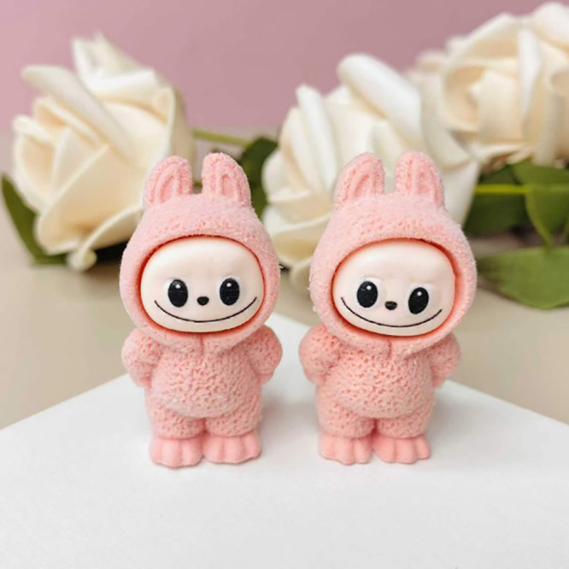 Labubu The Monsters Exciting Cardiac Macarone Statue Model Doll Kid Toy Gifts New Labubu Surprise Gift YUNSHUO. 