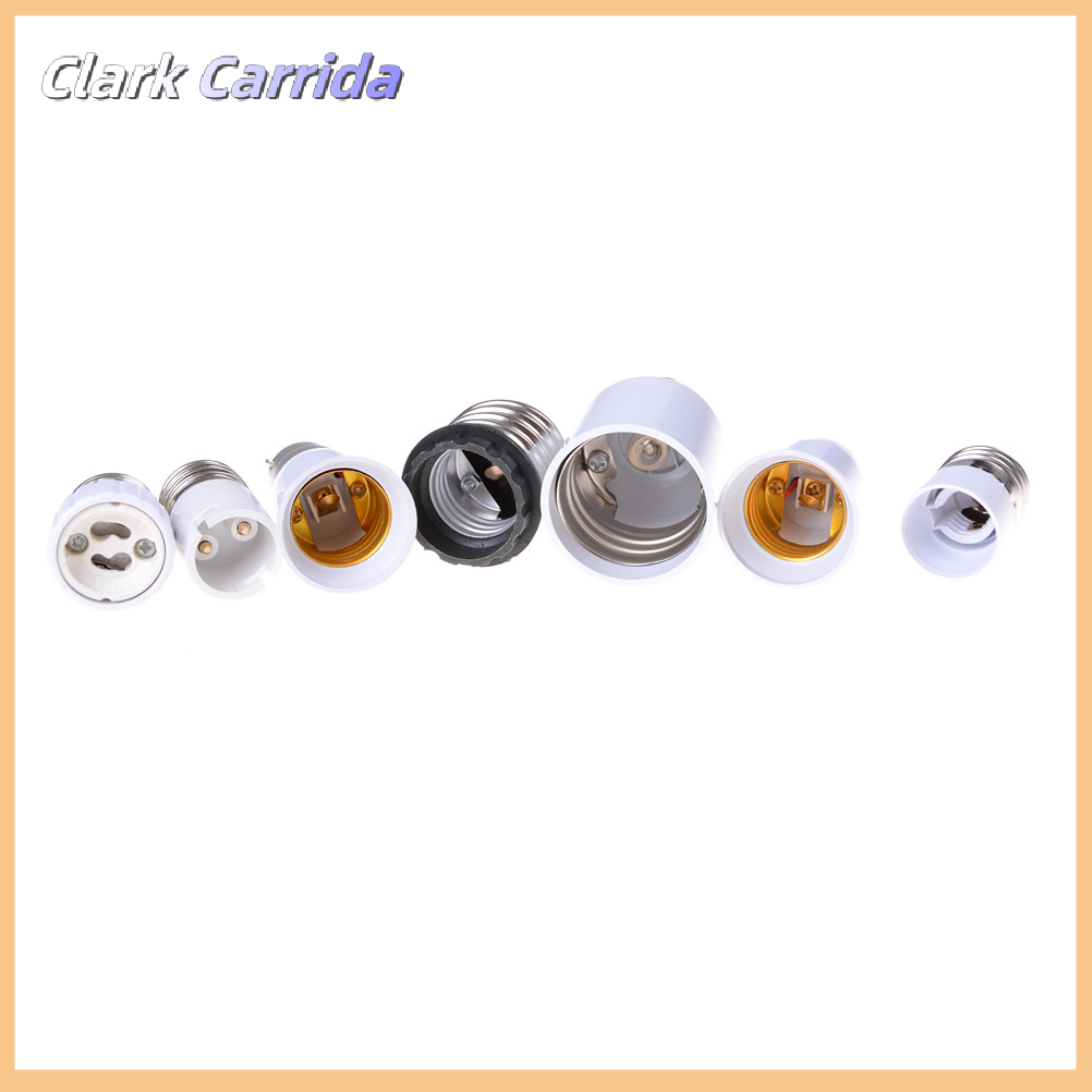[Clark Carrida] GU10/E27/E14/E40/B22 Bulb Adapter Lamp Extender Socket Converter Shop Light Holder