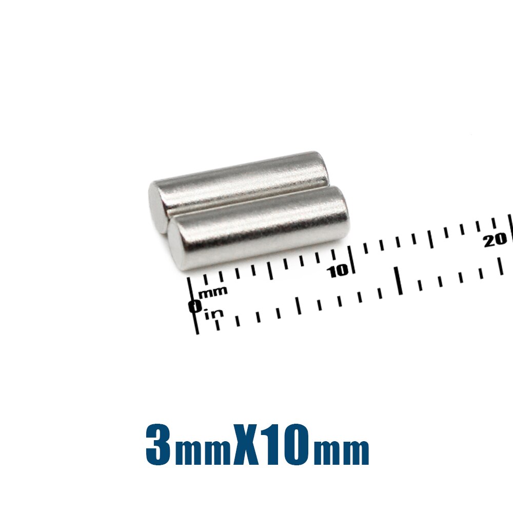 Nam châm siêu mạnh đường kính 3mm x 10mm ( 10 viên)