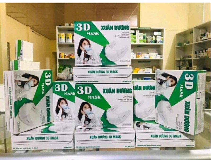 Khẩu trang 3d cao cấp xd 50 chiếc