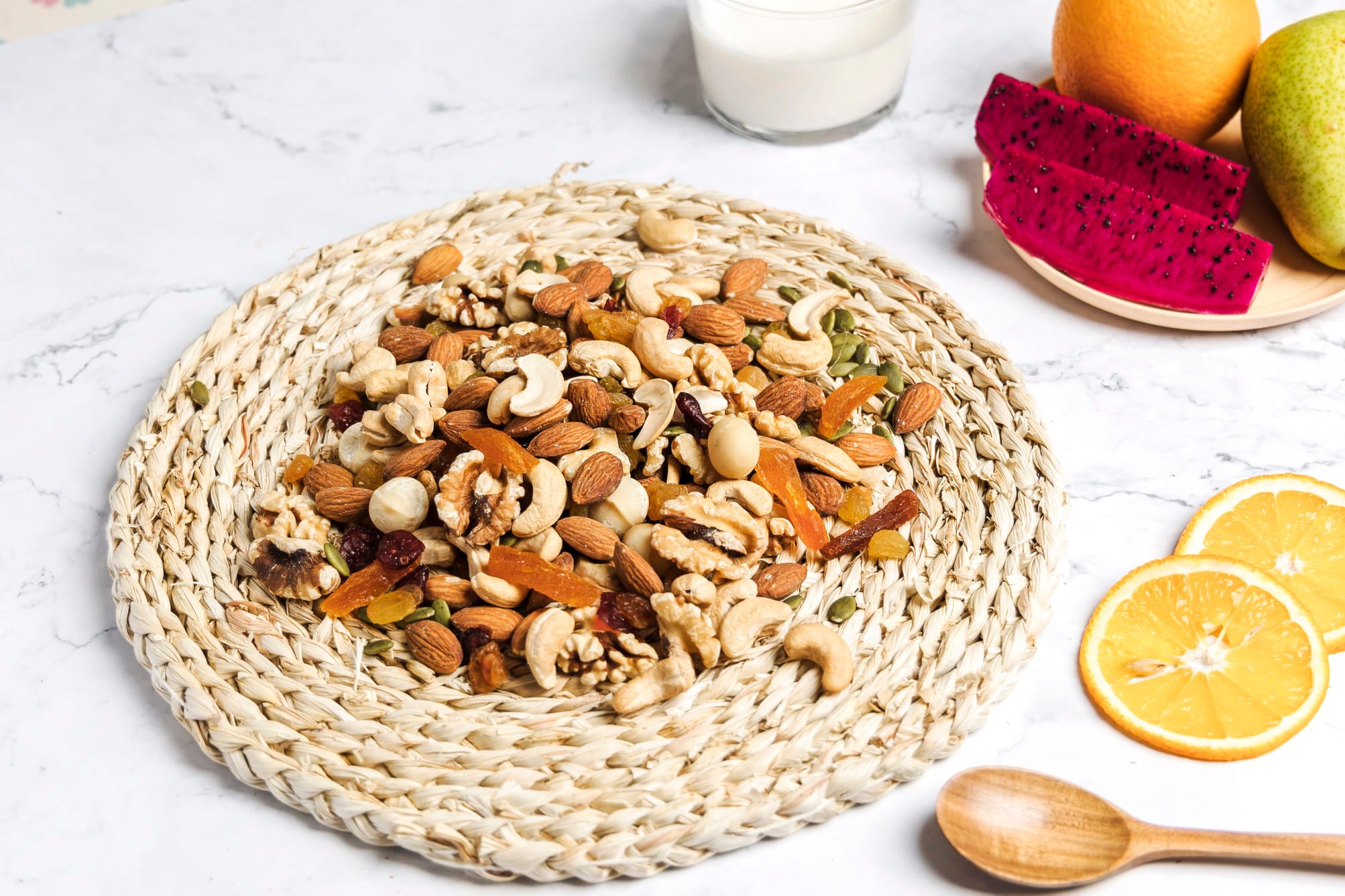 Hạt Ăn Liền MIXED NUTS PREMIUM Baker Baking Hạt dẻ, Hạnh Nhân, Óc Chó, Điều, Hạt Bí