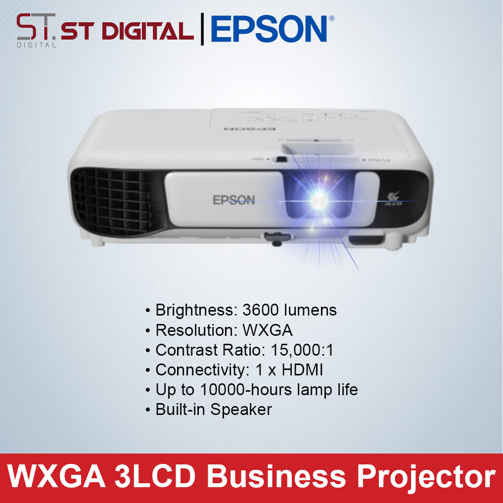 Epson W41 Wga 3lcd Business Projector Eb W41 Ebw41 Eb W41 Lazada Singapore