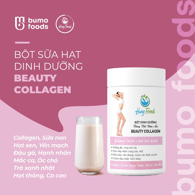 Bột sữa hạt dinh dưỡng Beauty Collagen (500gram)