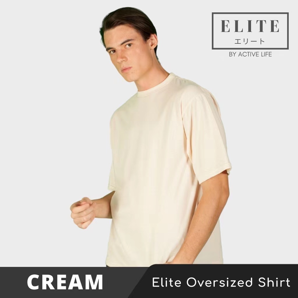 Authentic Elite Beige Oversized Shirt XL (Preloved)