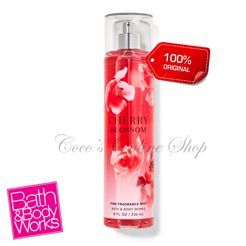 Original Bath And Body Works Cherry Blossom Fine Fragrance Mist - 236mL ...