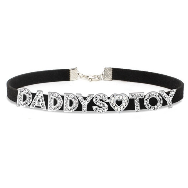 Rhinestone Custom Daddy Pendant Necklace