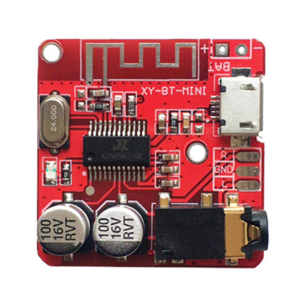 Bluetooth-compatible 5.0 mp3 lossless decoder board dc 3.7-5v car stereo music amplifier module support micro usb dual channel for diy