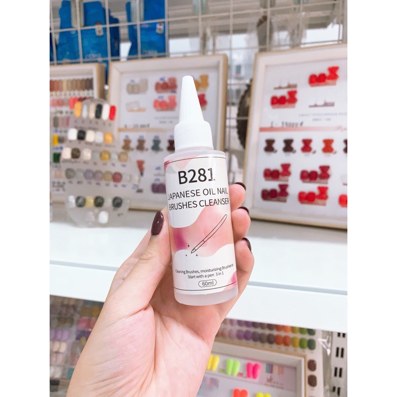 [Có sẵn] NƯỚC RỬA CỌ Nail B281 - DẦU RỬA CỌ CAO CẤP