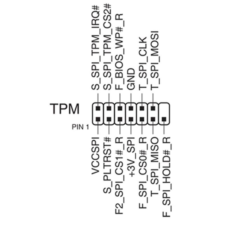 TPM 2.0 Encryption Security Module Support Multi-brand K5H7