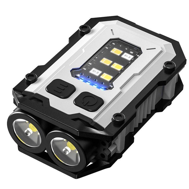 YONUO Keychain light Type-C rechargeable outdoor high brightness dual light source strong light mini flashlight