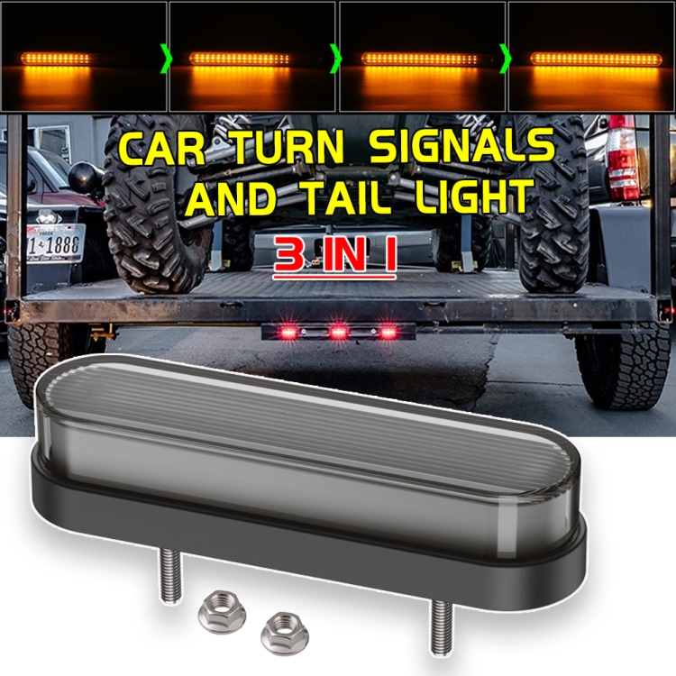AutoMarkets 1 Pair Double Color Brake Light Turn Signal Light