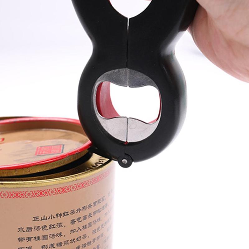 Stainless Steel Manual Opener 6 in 1 lid jar opener, screw cap jar bottle opener, manual non slip, 6-in-1 multifunctional bottle opener. 