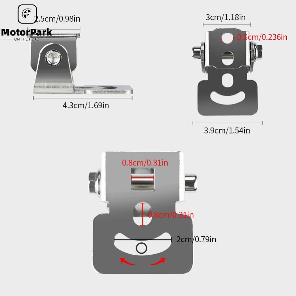 Bostar Motorcycle LED Light Bracket Mount Headlight Spotlight Brackets Parts Sponge Clamp For Dirt Bike Accessories