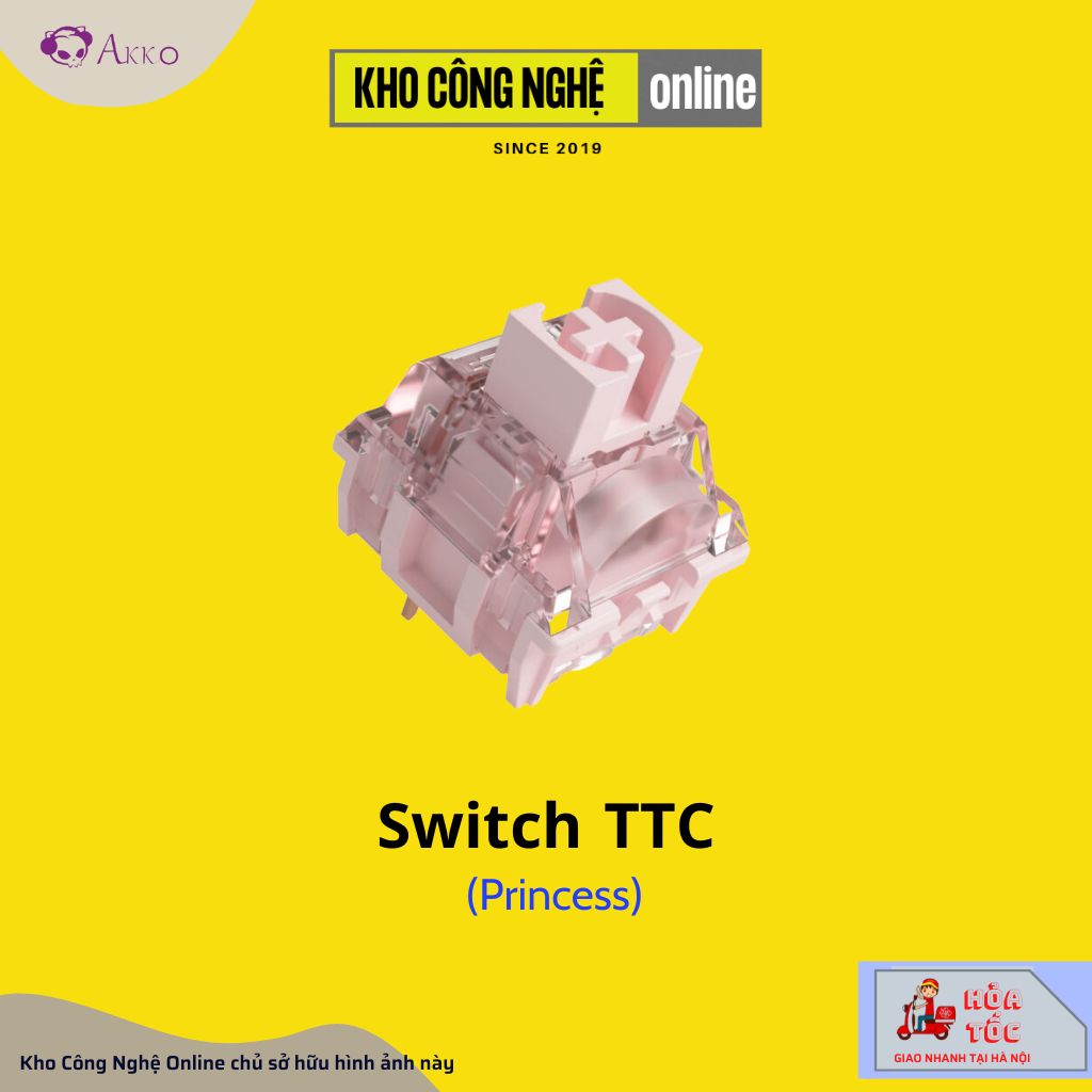 Công tắc bàn phím Switch AKKO CS dùng cho bàn phím cơ (1 hộp 45 Switch)