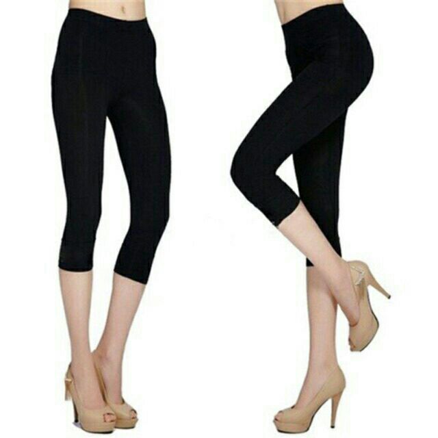 QUẦN THUN ÔM LEGGING LỬNG NỮ CO GIÃN 4 CHIỀU MÊM MÁT ( 3 CÁI 100K)