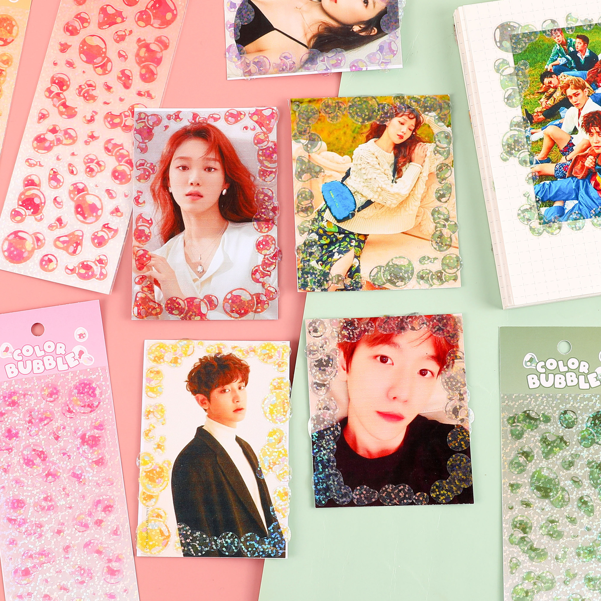 Sticker trang trí Toploader - Dễ thương Bubble - Be Tiny Stationery