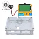 ESR Meter Mega328 Transistor Tester Digital V2.68 ESR-T4 Diode Triode Capacitance MOS/PNP/NPN LCR 12864 LCD Screen Tester. 