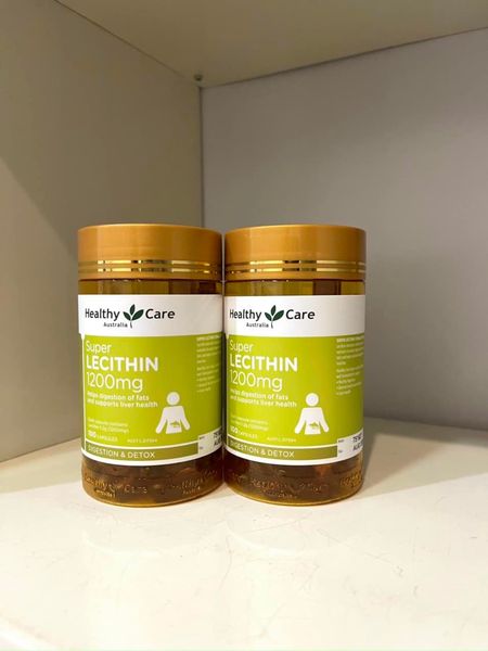 Lecithin 1200mg (Healthy Care) - Tinh chất mầm đậu nành