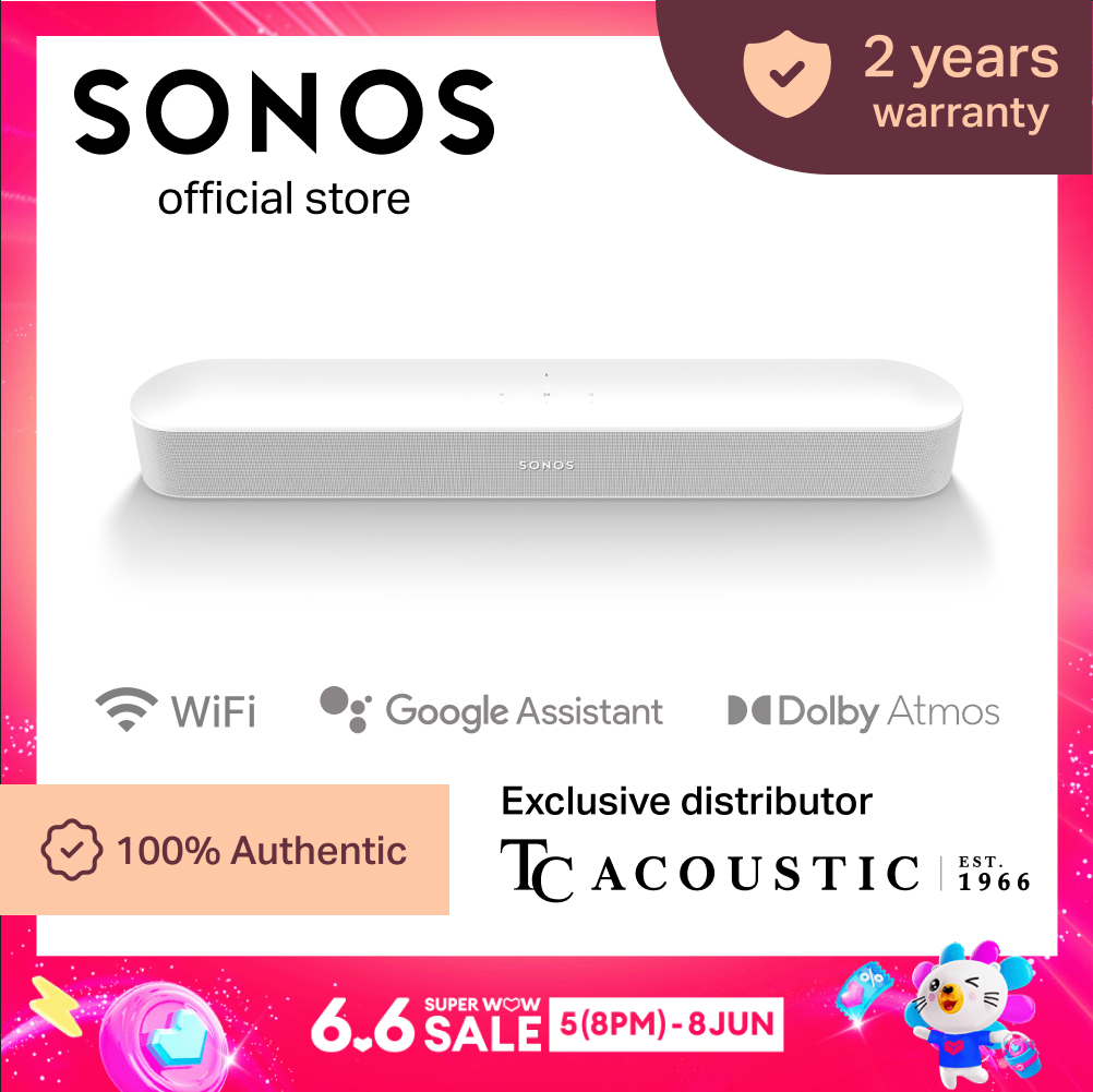 【美品】ホームシアターセットSONOS Ray＋SYMFONISKライト2台+他 Sonos Beam Gen 2 Soundbar With Dolby Atmos For Your Smart TV Sonos