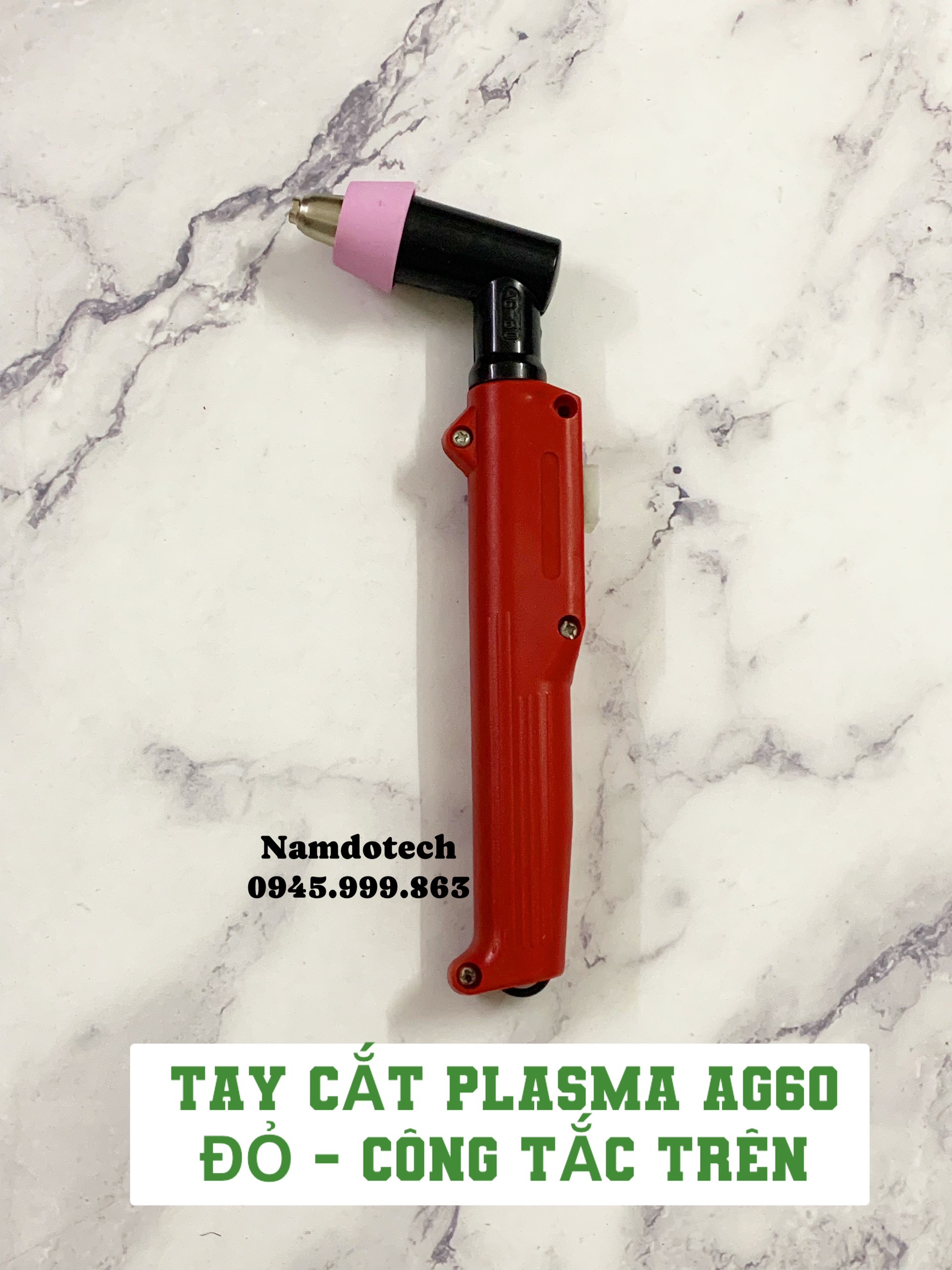 TAY CẮT Plasma AG60 Đỏ Công Tắc Trên