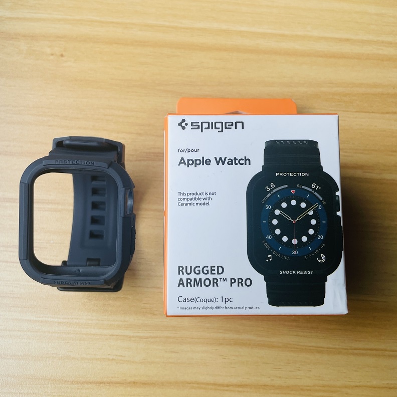 ~ spigen ốp bảo vệ mặt đồng hồ thông minh 49mm kèm dây đeo cho apple watch series 8 7 6 5 4 se