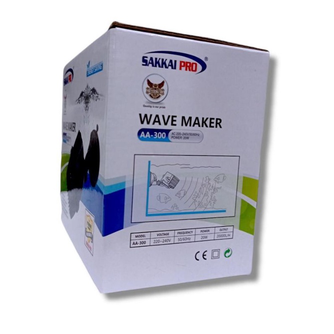 Mesin arus ombak SAKKAI P WAVE MAKER AA 300 sirkulasi air aquarium kolam