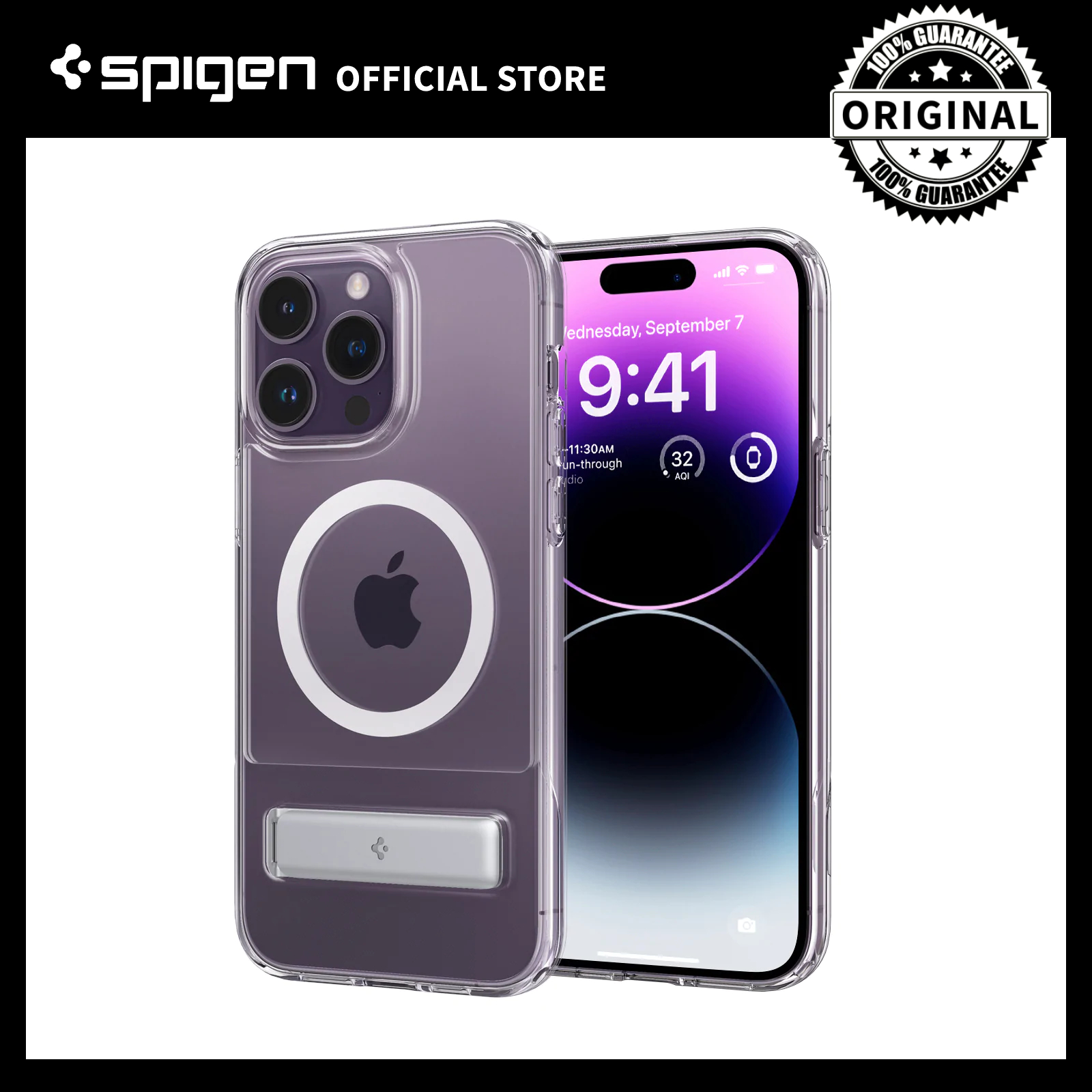 Spigen for iphone 14 pro max 13 pro 12 pro max case slim armor essential s magfit with holder