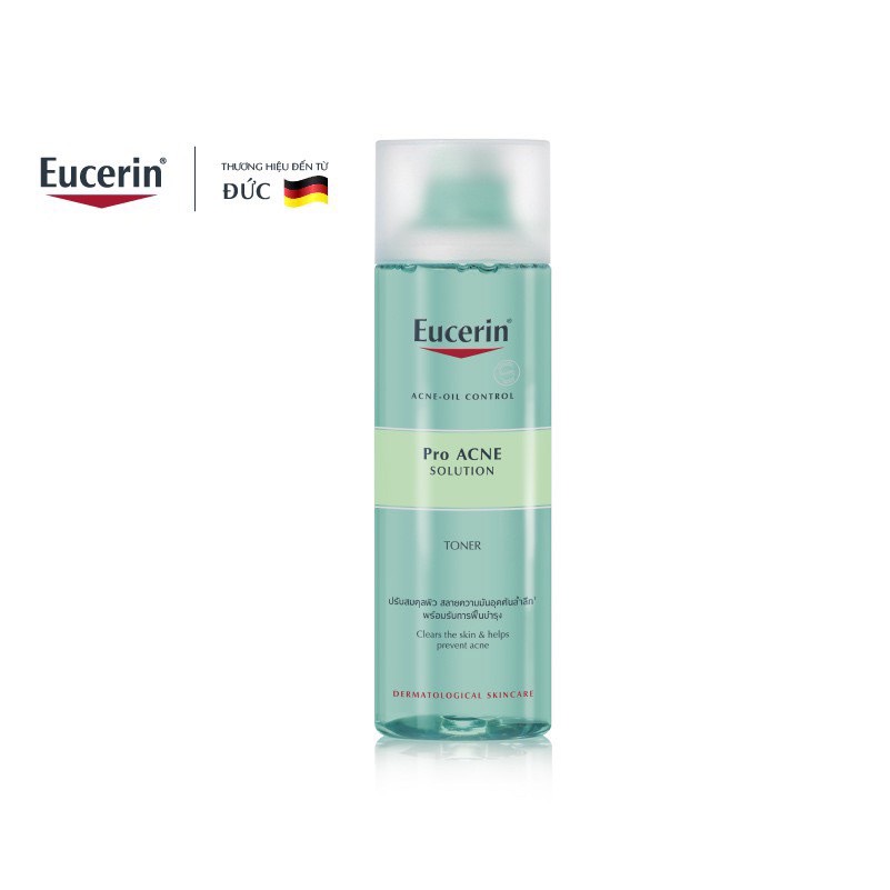 ✅[CHÍNH HÃNG] Nước Cân bằng Eucerin Pro Acne Solution Toner Dành Cho Da Dầu Mụn 200ml