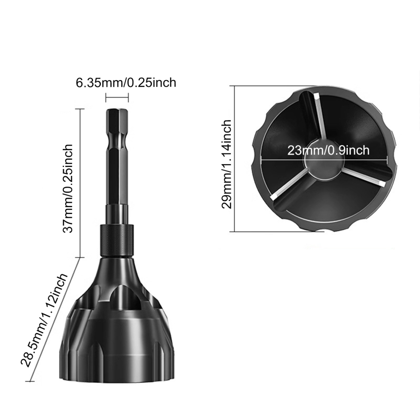 Deburring External Chamfer Tool Carbide Burr Blade Hard Sharp Metal Trimming Drill Bit Internal Countersink Steel Copper Screw
