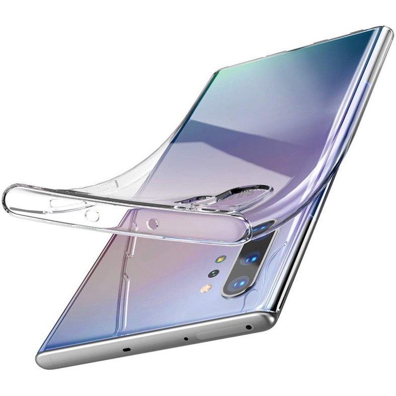 Ốp Silicon dẻo Samsung Galaxy Note 10 Plus / Note 10+ (trong suốt)