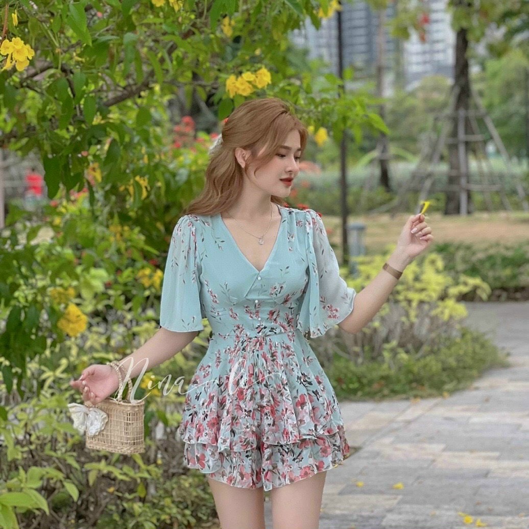 Jum voan hoa 2 lớp xinh xắn