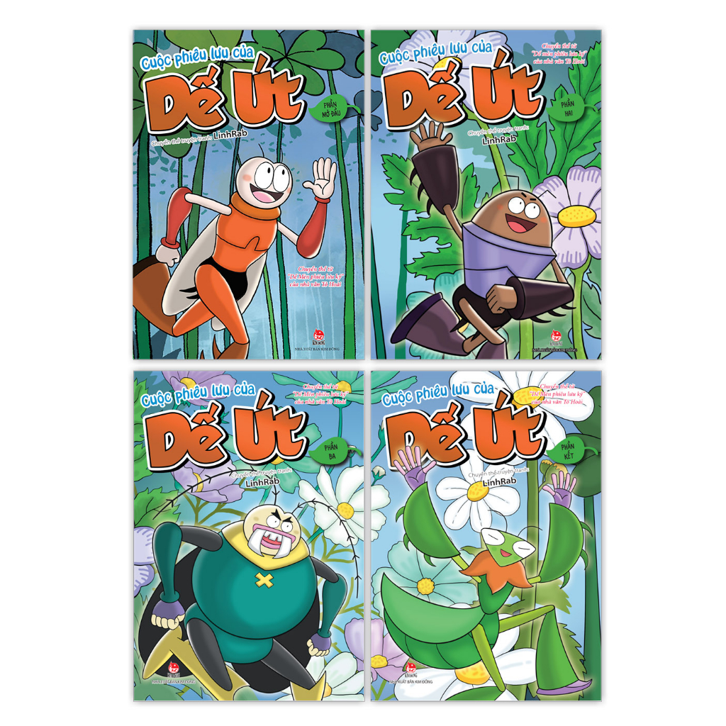 Kim Đồng - Cuộc phiêu lưu của Dế Út ( 4 Phần )