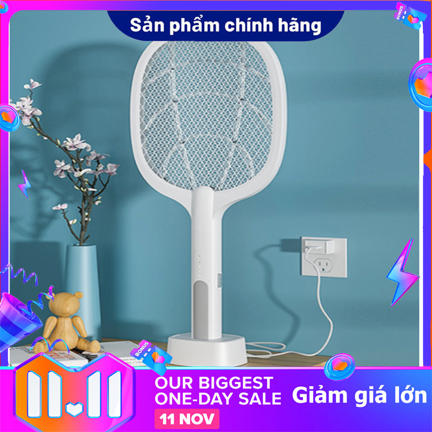 Vợt bắt muỗi điện quang thông minh, vợt bắt muỗi 3 trong 1 cao cấp, quạt bắt muỗi, đèn bắt muỗi, đèn bắt côn trùng, cây bắt muỗi