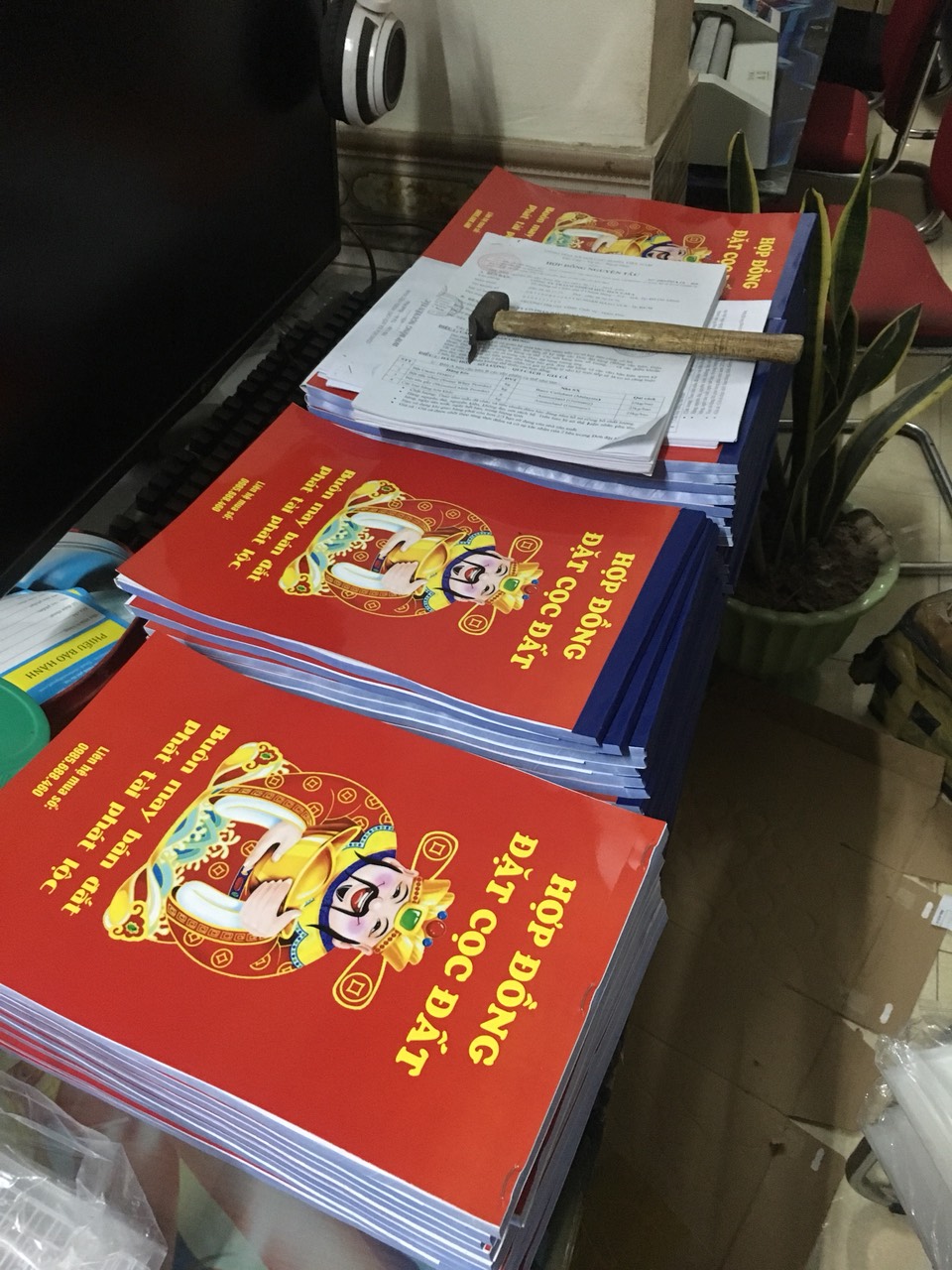 Hợp Đồng Đặt Cọc Nhà Đất 3 Liên Mẫu