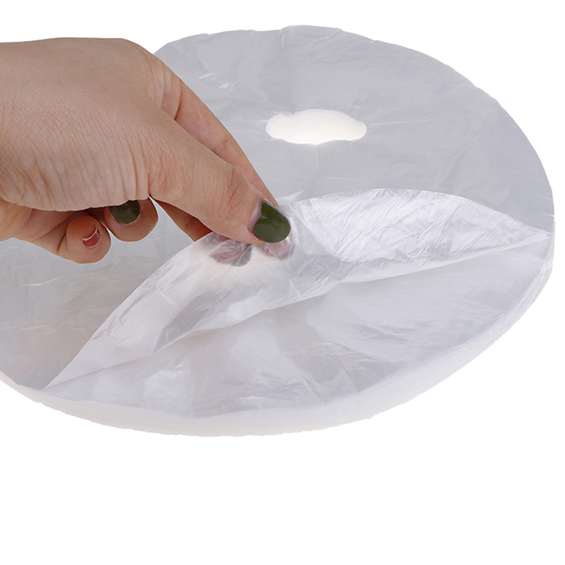 200 Pcs Full Face Cleaner Mask Plastic Film Paper Disposable Face Beauty Tool. 