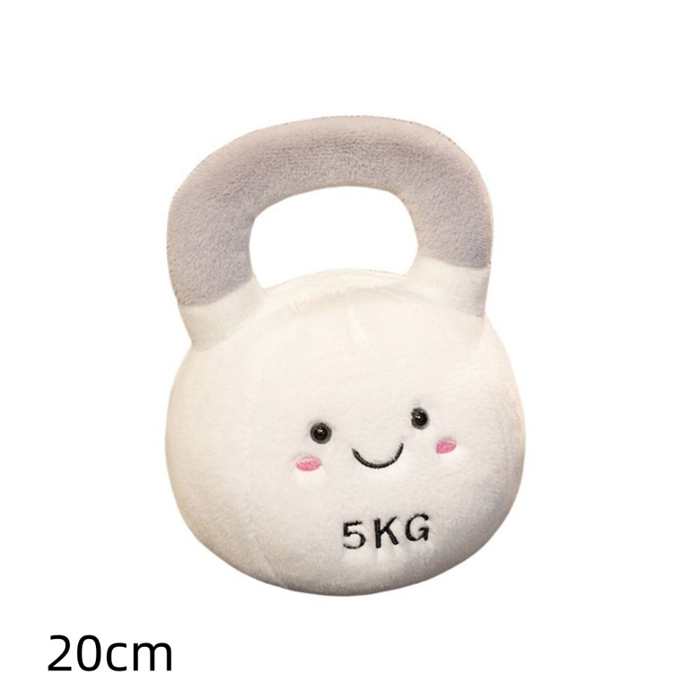 TONYOOG Plush Kettlebell & Dumbbell Cushion - Cute Fitness Equipment Shape Stuffed Pillow (Gym-Themed Gift & Decor)_voghion.com