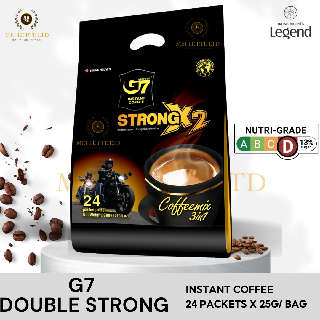 G7 double strong 3 in 1 instant coffee 24pk x 25g /Bag Lazada Singapore